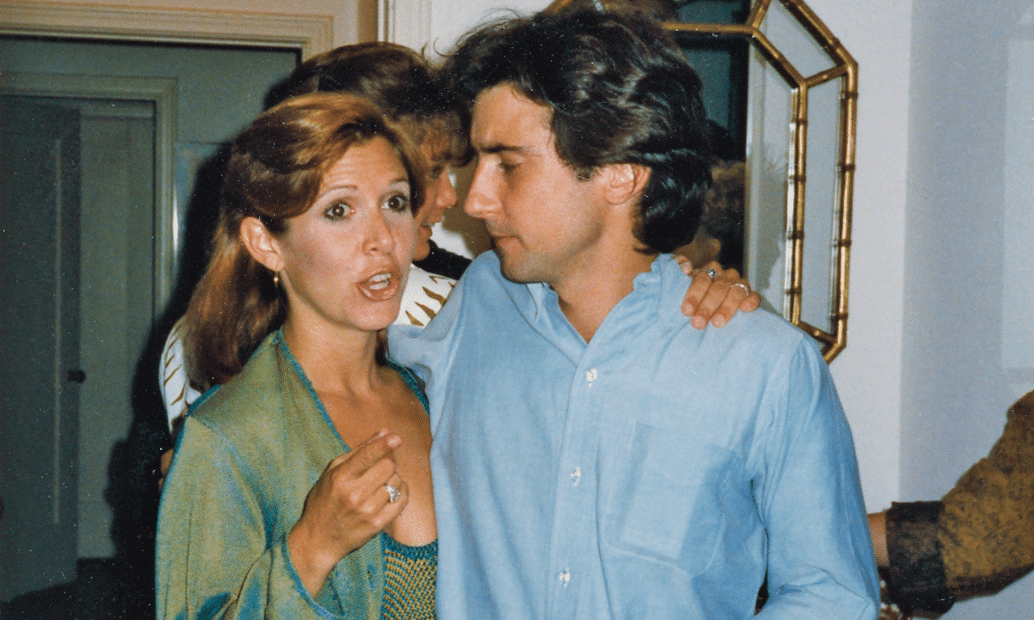 <span>Griffin Dunne with his best friend, the late Carrie Fisher.</span><span>Photograph: Courtesy Griffin Dunne</span>