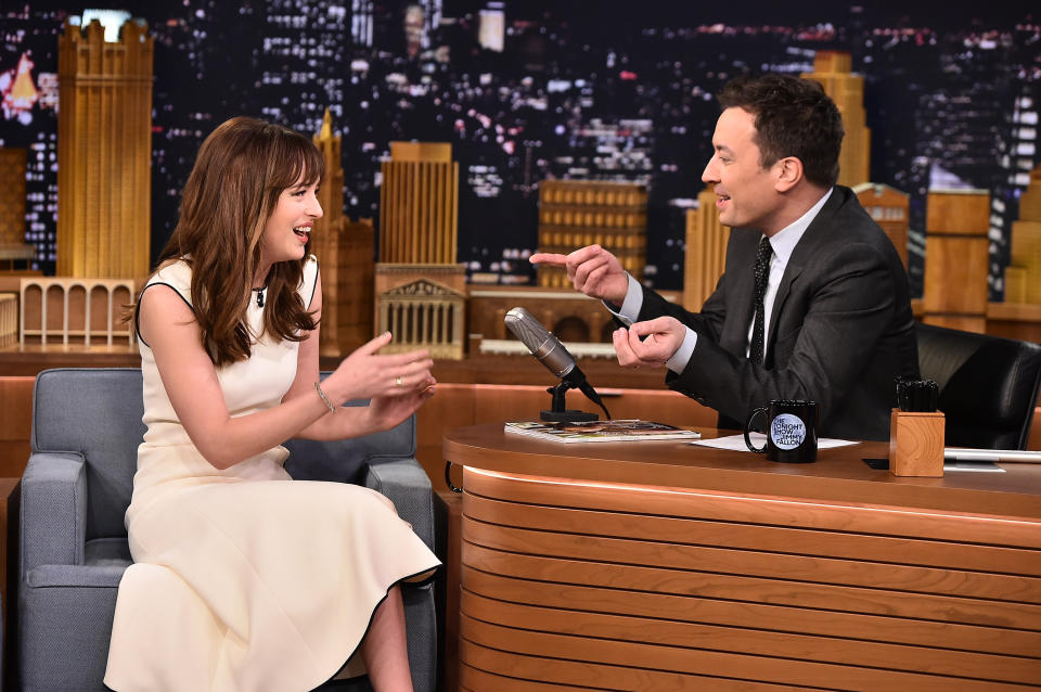 Dakota Johnson Jimmy Fallon