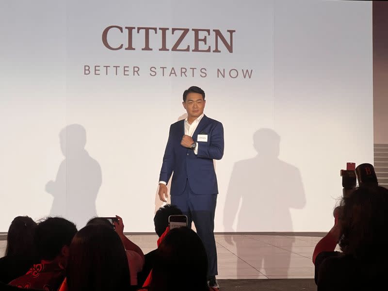 ▲中職傳奇球星「恰恰」彭政閔成為CITIZEN的2022男錶代言人(圖/記者 簡名杉 攝)