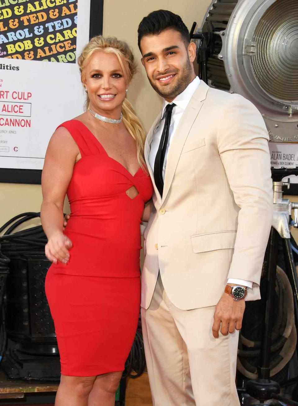 Britney Spears and Sam Asghari