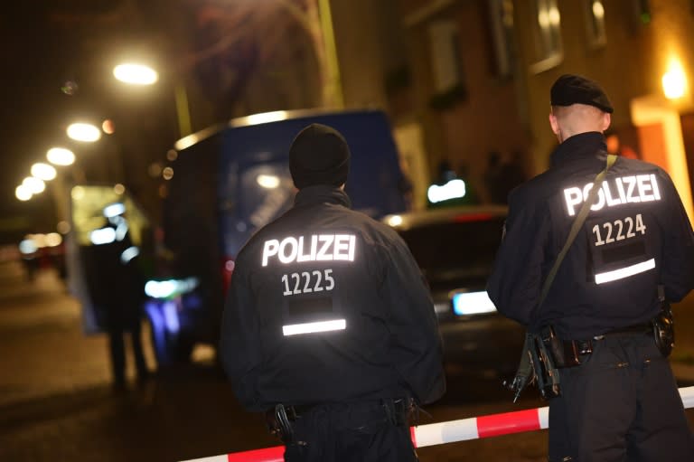 German police said the explosion occurred during peak-hour traffic on Bismarckstrasse