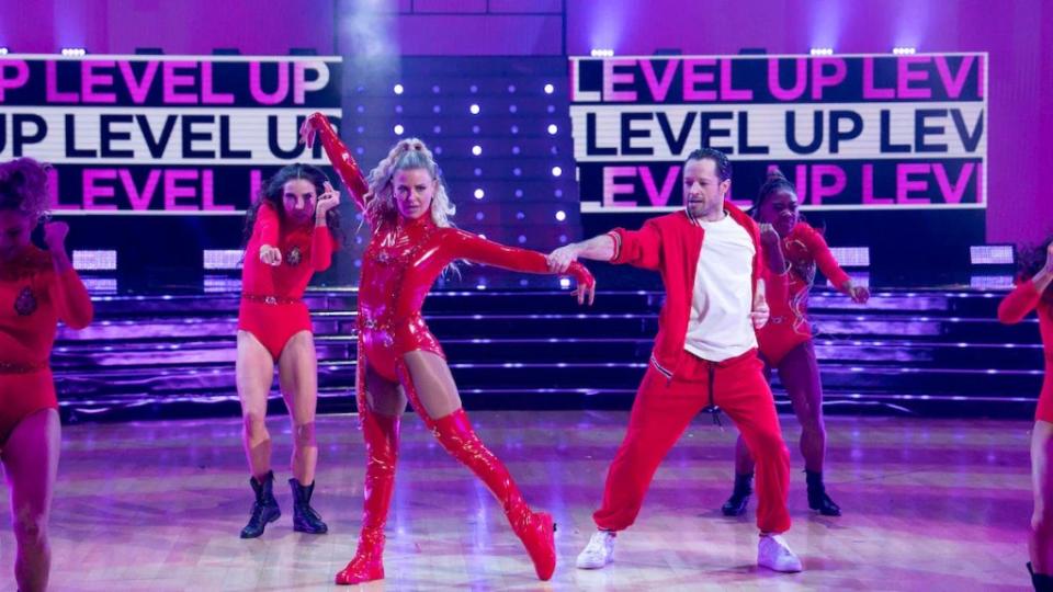 Ariana Madix performed a freestyle to “Run the World [Girls]” by Beyoncé” that earned 10s from all three judges. (CREDIT: Disney/ABC)