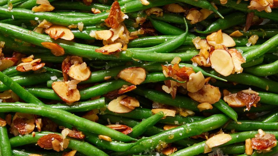 green beans almondine