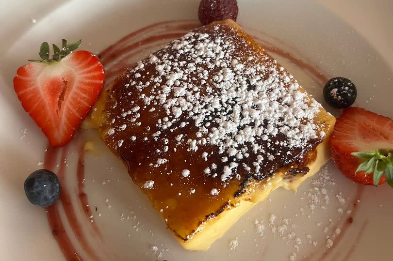 The Creme Brulée dessert -Credit:Grimsby Live