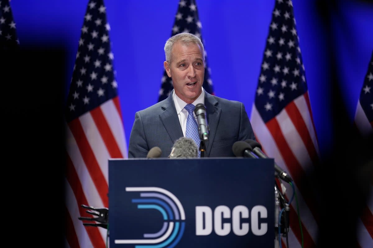 New York Congressman and party chair Sean Patrick Maloney lost a race to Republican Mike Lawler.  (AP)