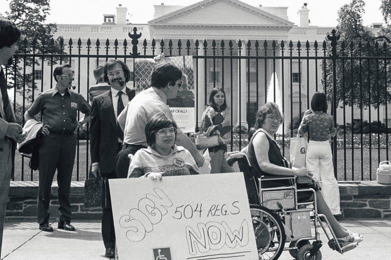 Judy Heumann in Crip Camp. (Photo: Netflix)