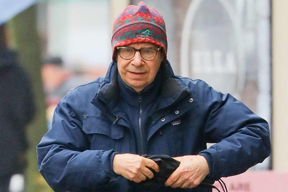 <p>The US Sun/MEGA</p> Rick Moranis in March 2024