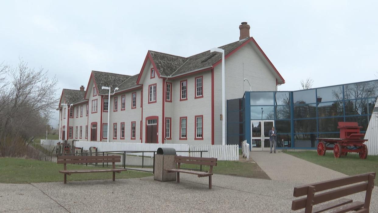 Fort Calgary, a 12-hectare park where the Elbow River meets the Bow, has been renamed The Confluence to reflect its layered past. (Terri Trembath/CBC - image credit)