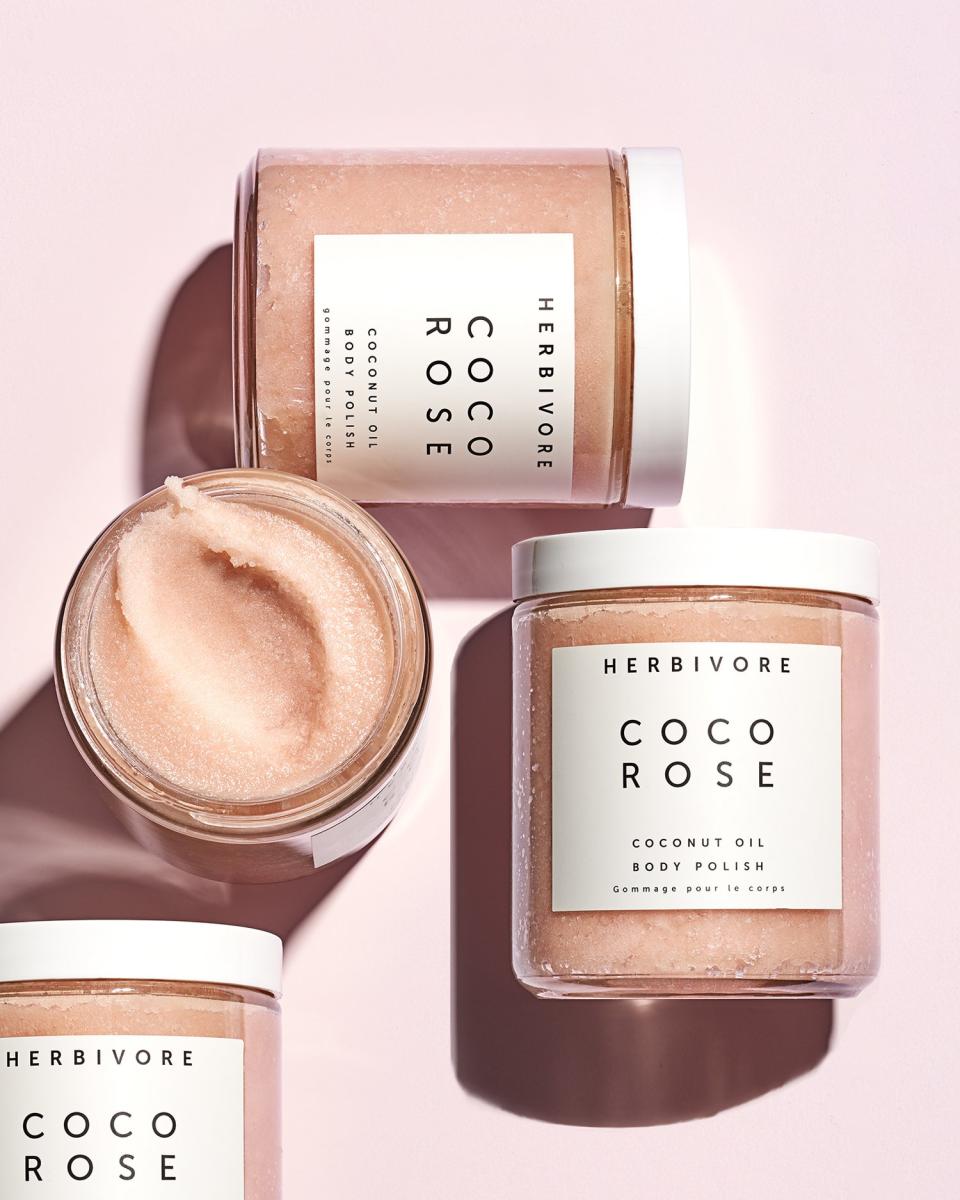 Coco Rose Exfoliating Body Scrub. Image via Herbivore Botanicals.