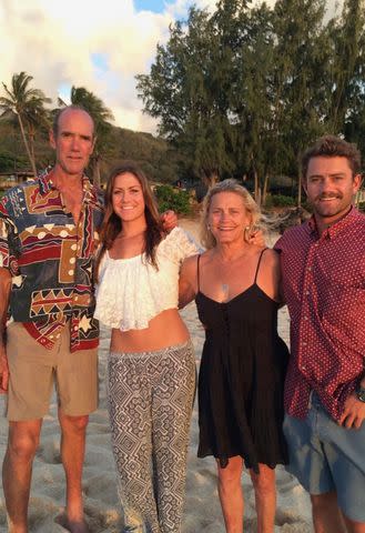 <p>Michael Newman</p> (From Left) Michael Newman, daughter Emily Bright, wife Sarah Newman and son Chris Newman.