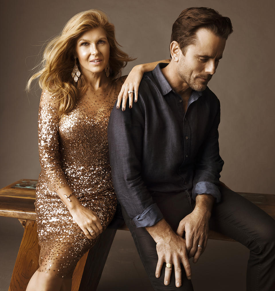 Connie Britton and Charles Esten