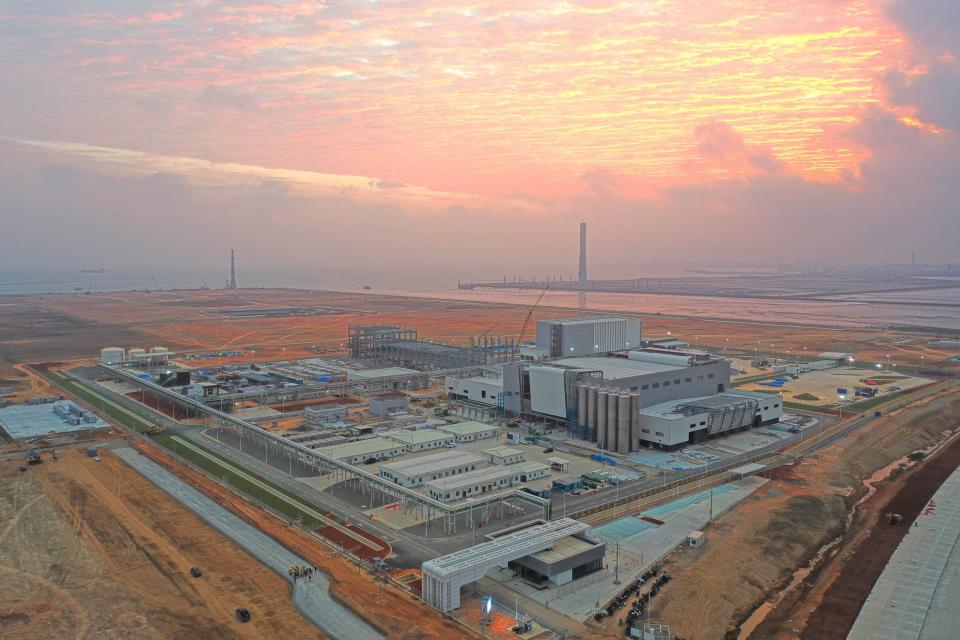 Das BASF-Werk in Zhanjiang/Südchina. - Copyright: picture alliance/Xinhua/Liu Dawei