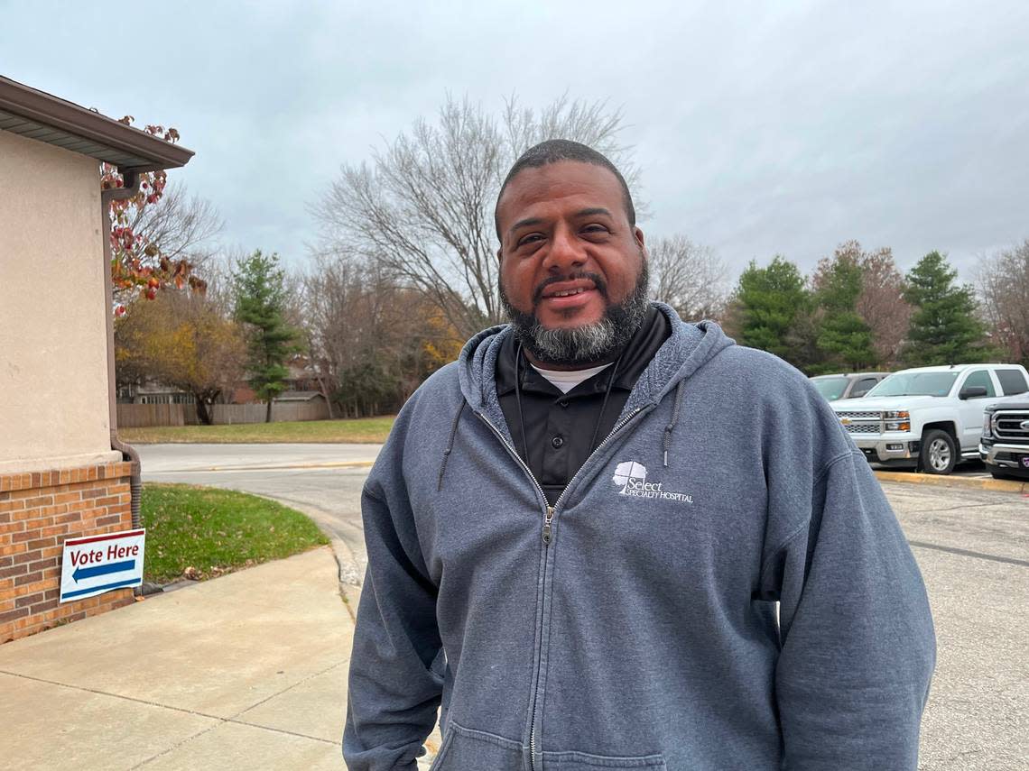 Billy Brooks, an Olathe resident who works for Children’s Mercy Hospital, said he’s most concerned with choosing candidates who can work across party lines. Regardless of party, he said politicians “need to work on getting the country back together.”