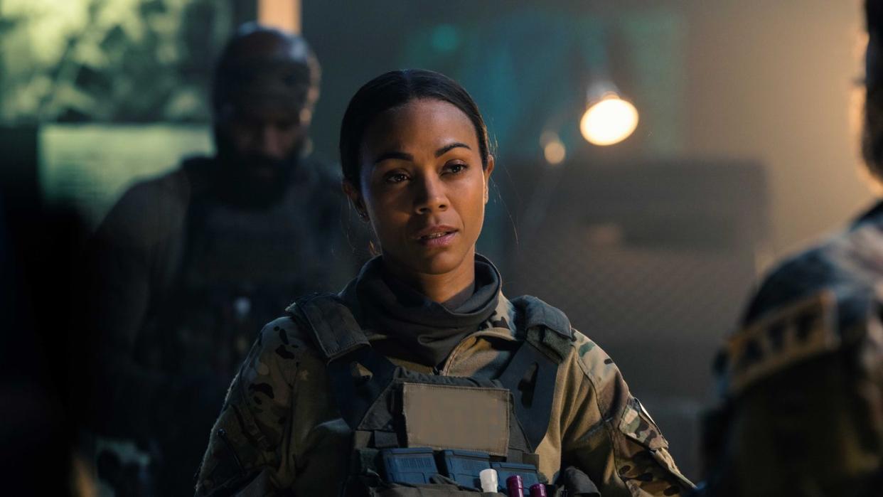 zoe saldana on special ops lioness