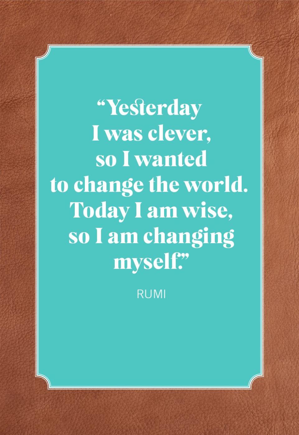 rumi quotes about change