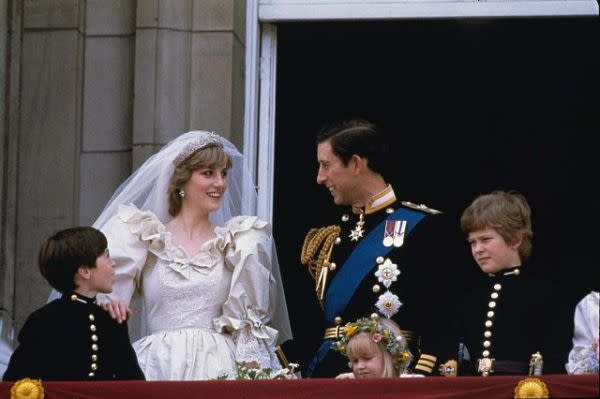 On the balcony, with cute children from the wedding party