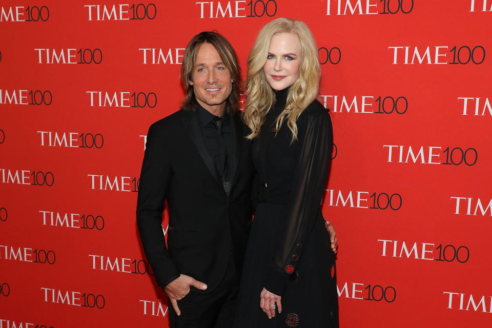 Keith Urban and Nicole Kidman attend the 2018 Time 100 Gala at Lincoln Center in New York, April 24, 2018. (Photo: Taylor Hill/FilmMagic)