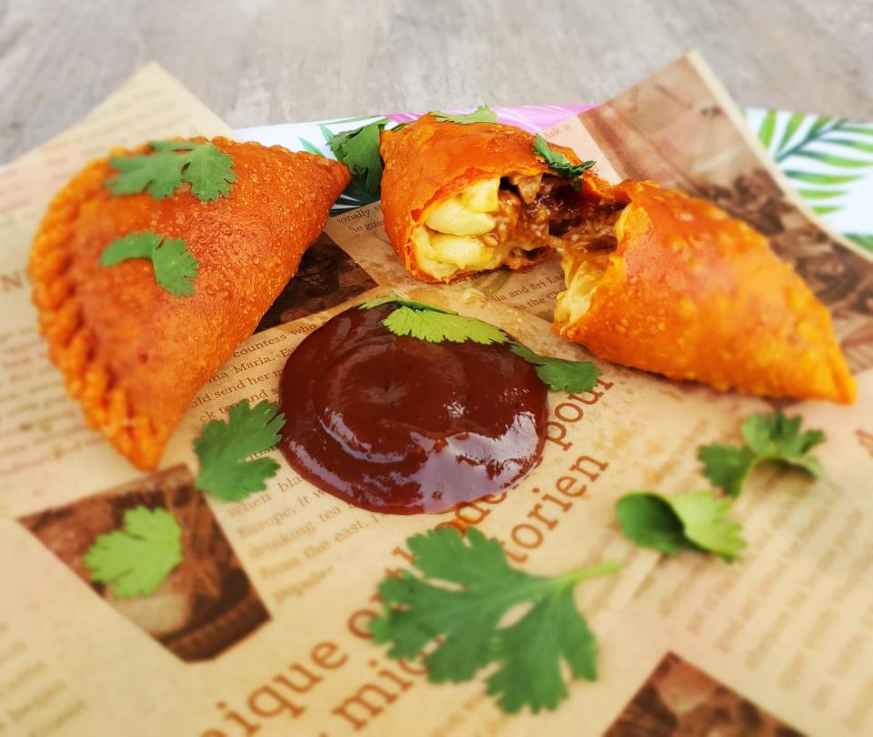 The Mac Daddy Empanada, available at the 2023 Indiana State Fair