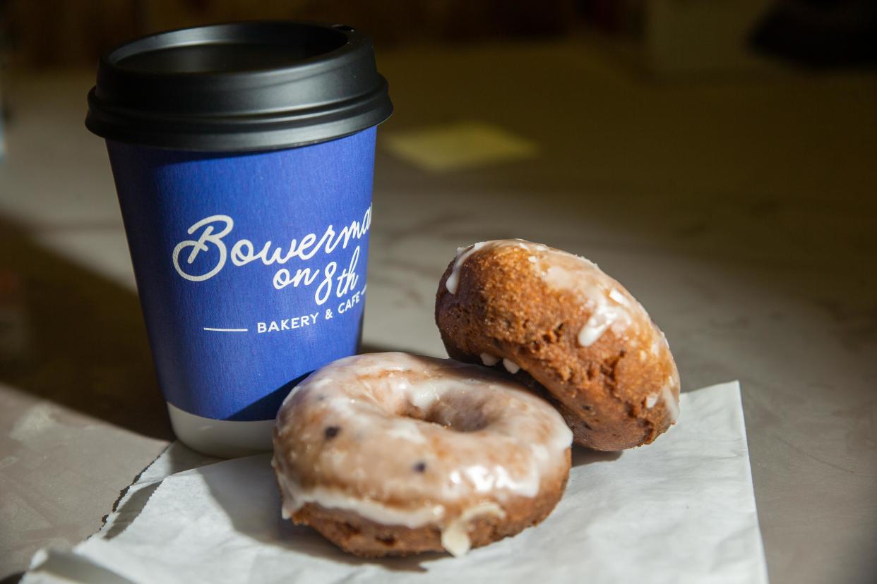 Bowerman's Hot Apple Cider Blueberry Fritters at 8.