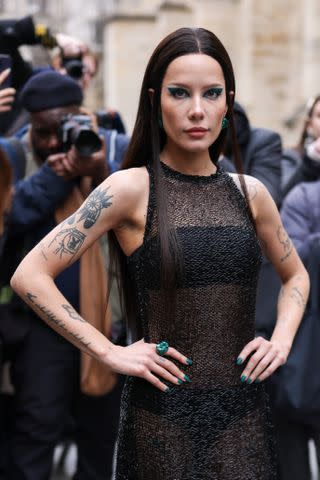 Halsey Wore a Completely See-Through Dress With Black Lingerie
