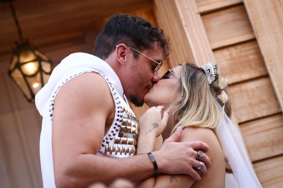 Viih Tube e Eliezer se casam no Rock in Rio (ANDR&#xc9; HORTA / BRAZIL NEWS)