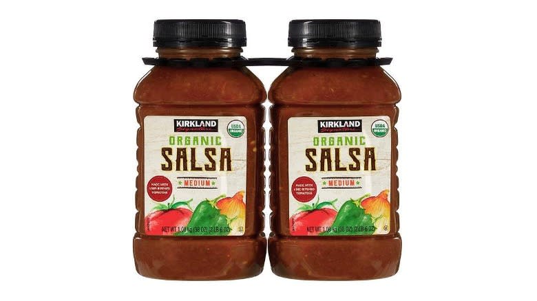 Old salsa vs. the new glass salsa 