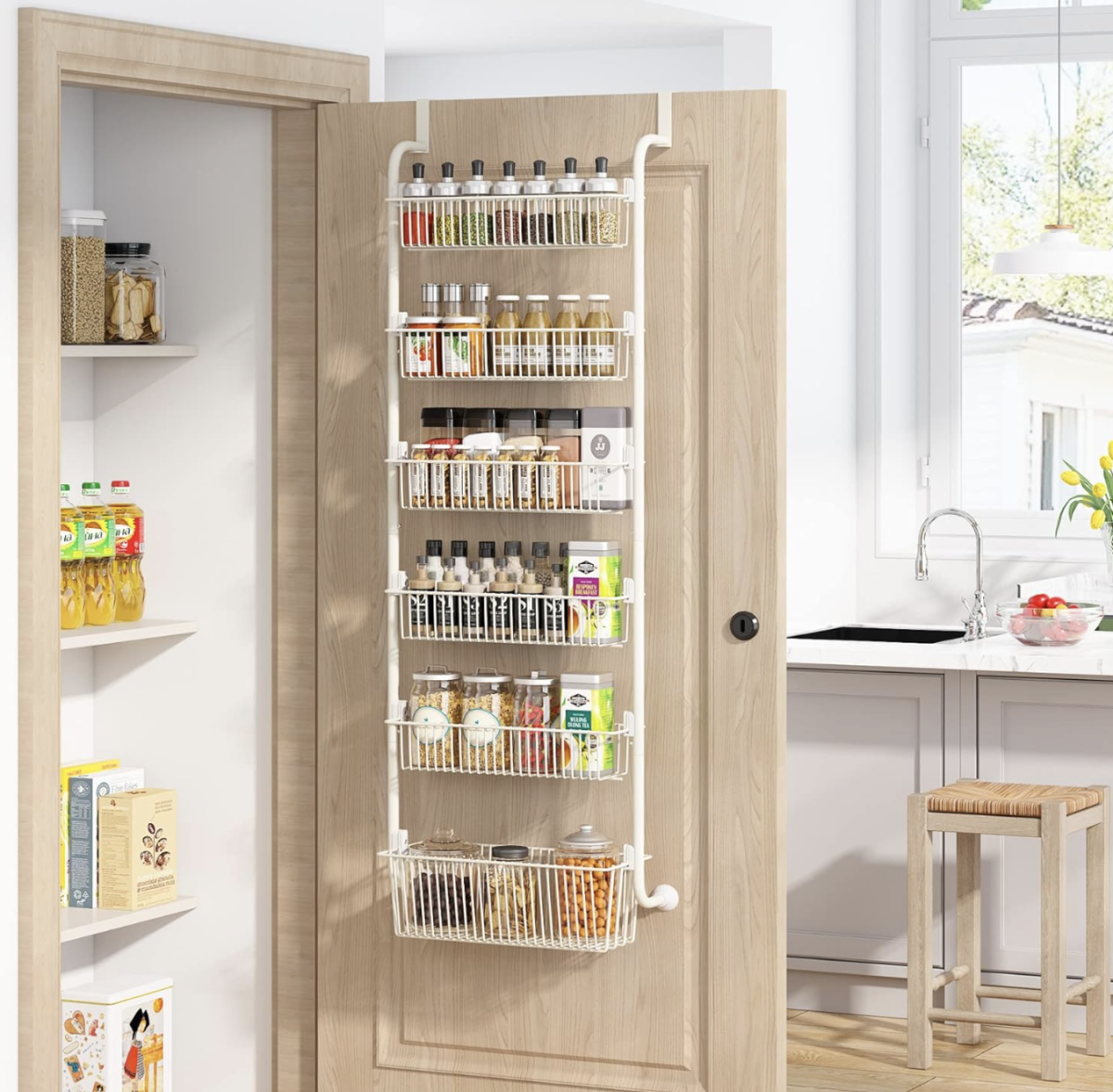 Mdesign Clarity Plastic Stackable Kitchen Pantry Storage Organizer