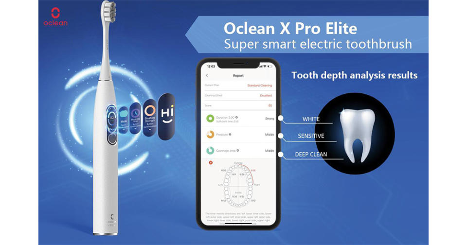 Electric toothbrush - Oclean X Pro Elite