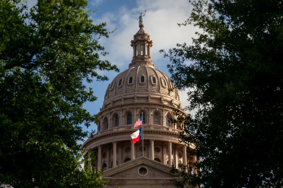 Lawsuits accuse Texas’ Republican-controlled legislature of discriminating against Black and Latino voters, a violation of the Voting Rights Act. (Photo by Brandon Bell/Getty Images)