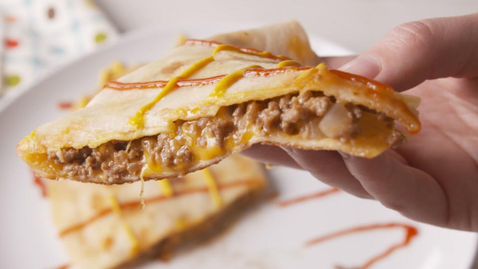 Cheeseburger Quesadilla