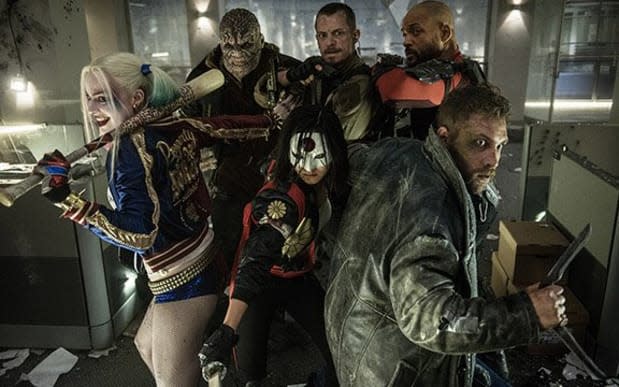 A motley crew of "metahuman" supervillains saves the day in "Suicide Squad." <p>Warner Bros.</p>