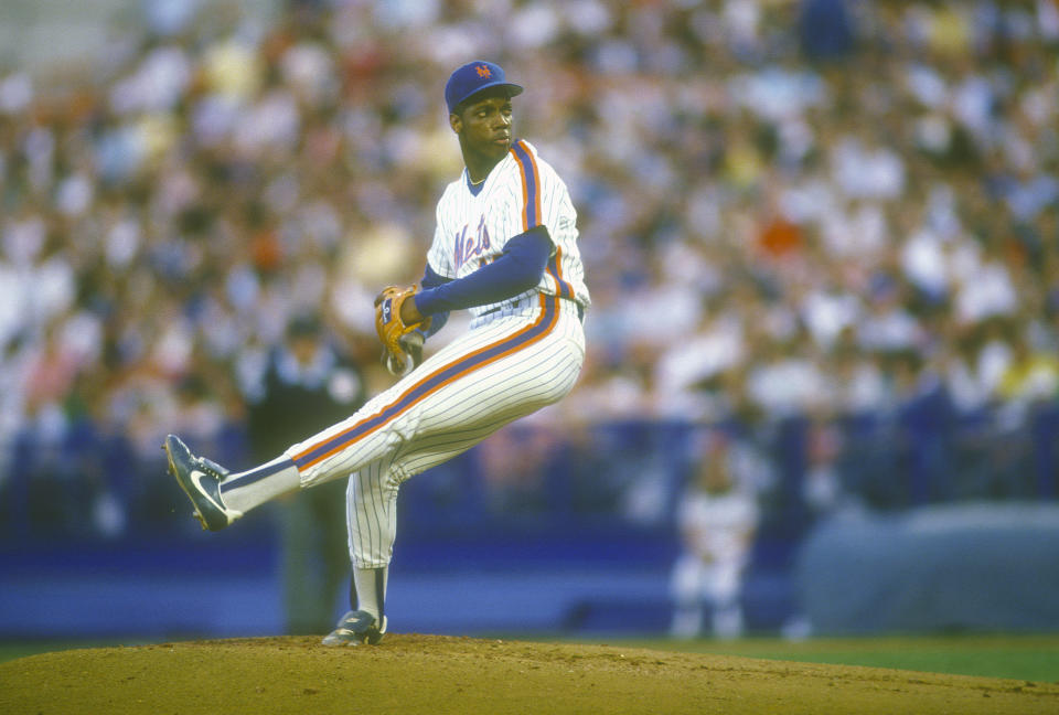 In 1985, Dwight Gooden became MLB's youngest 20-game winner at just 20 years old. (Focus on Sport/Getty Images)