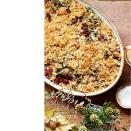 <p>This cozy casserole with bacon, red bell pepper, butter, and grated Parmesan will instantly put everyone in good spirits.</p><p><em>Get the recipe at <a href="https://www.countryliving.com/food-drinks/recipes/a5898/baked-kale-gratin-recipe-clx1114/" rel="nofollow noopener" target="_blank" data-ylk="slk:Country Living" class="link ">Country Living</a>.</em> </p>