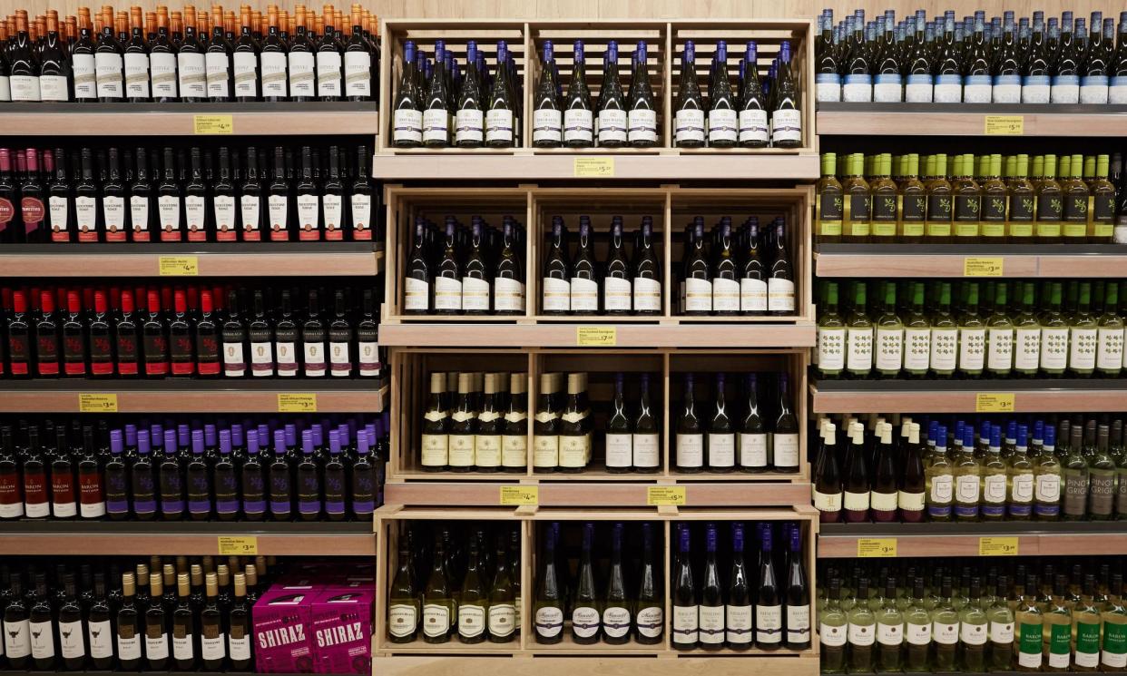 <span>Stack ’em high: supermarkets offer rich pickings for wine bargain hunters at Easter.</span><span>Photograph: Mark Waugh/Alamy</span>