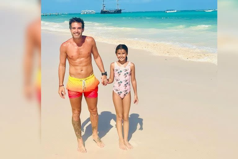 Nicolás y Rufina Cabré se fueron de vacaciones (Foto Instagram @nicolascabre80)