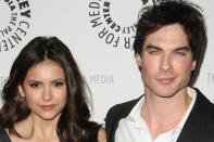 <b>Damon and Elena played by Ian Somerhalder and Nina Dobrev of The Vampire Diaries</b> <br>It’s one thing to be a in a love triangle amongst best friends—it’s another to be in the middle of one that involves vampire brothers. But what’s forbidden can be so deliciously tempting, and Elena knows this all too well: from thinking about Damon while dry-humping his brother Stefan, to drinking his blood and letting him turn her into a vampire. The sexual tension between these two can set the Pacific Ocean on fire.