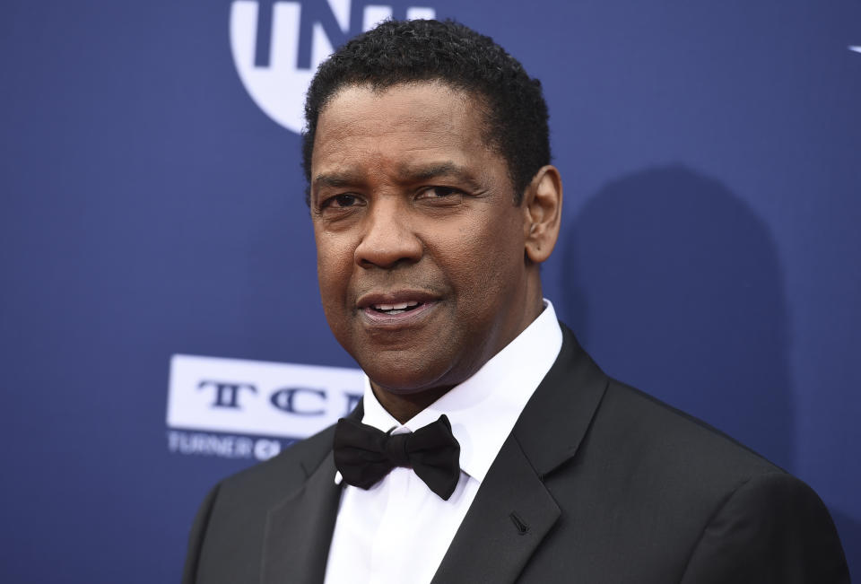 Honoree Denzel Washington arrives at the 47th AFI Life Achievement Award at the Dolby Theatre on Thursday, June 6, 2019 in Los Angeles. (Photo by Jordan Strauss/Invision/AP)