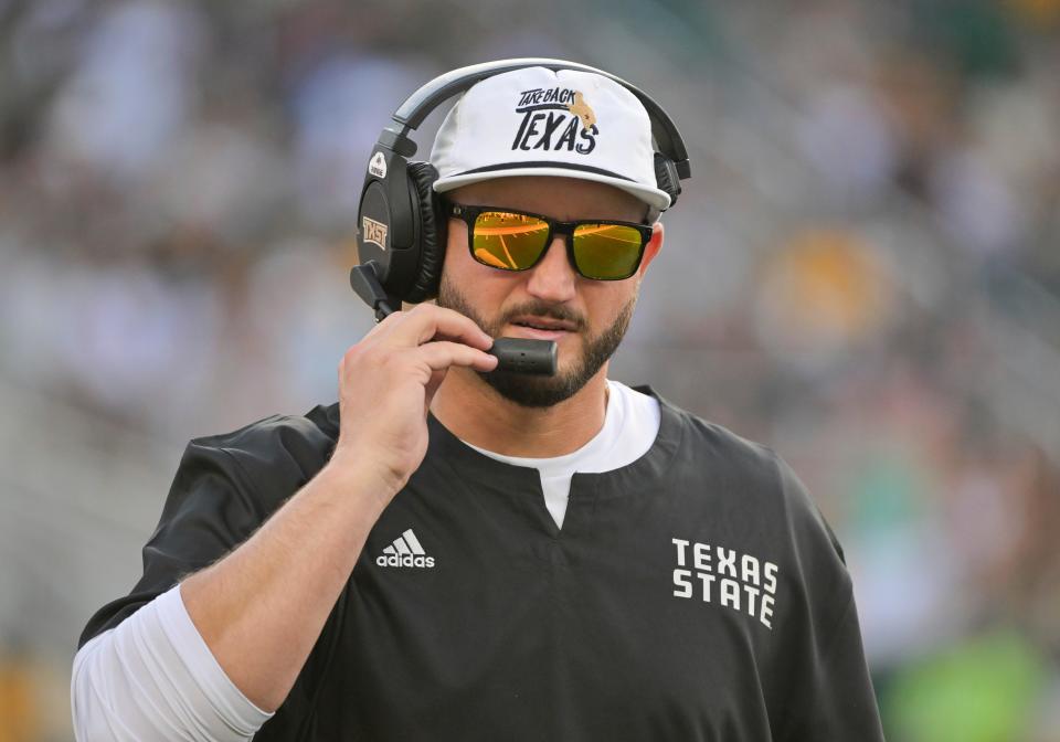 Texas State's 42-31 win over Baylor was the program's first win over the Bears in nine tries, dating back to 1909. “That was pretty fun,” first-year Bobcats coach G.J. Kinne said. “I told those guys this was a new era of Texas State football."