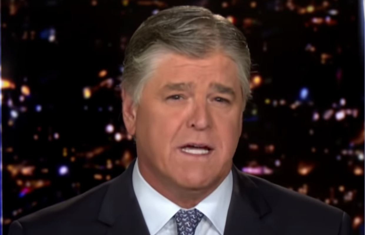 <p>Right-wing pundit Sean Hannity says humanity should ‘have a big party’ rather than address the climate crisis</p> (Fox News)