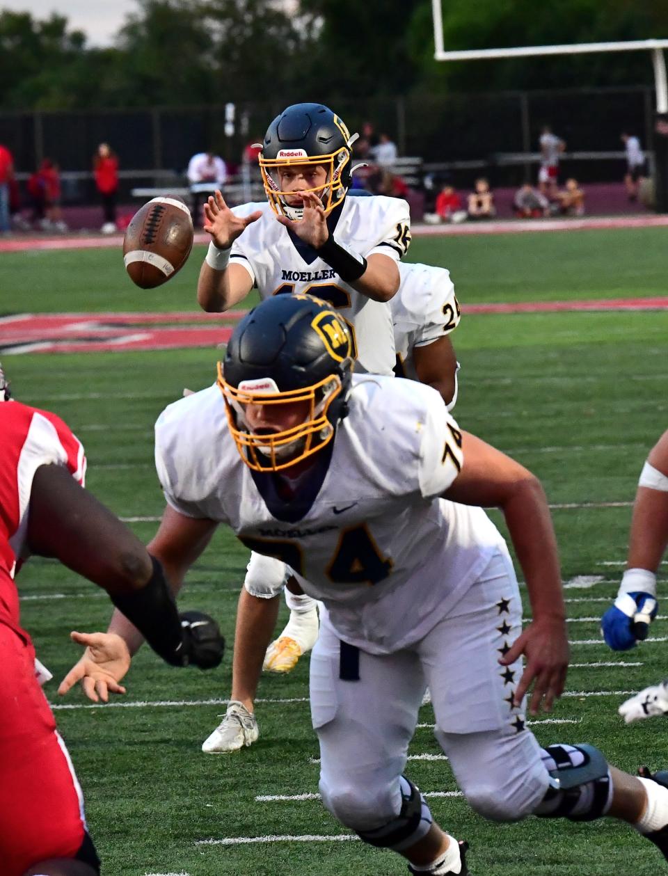 Moeller quarterback Luke Dunn, playing against La Salle in week 6, leads a Crusader team ranked No. 1 in the OHSAA computer rankings.