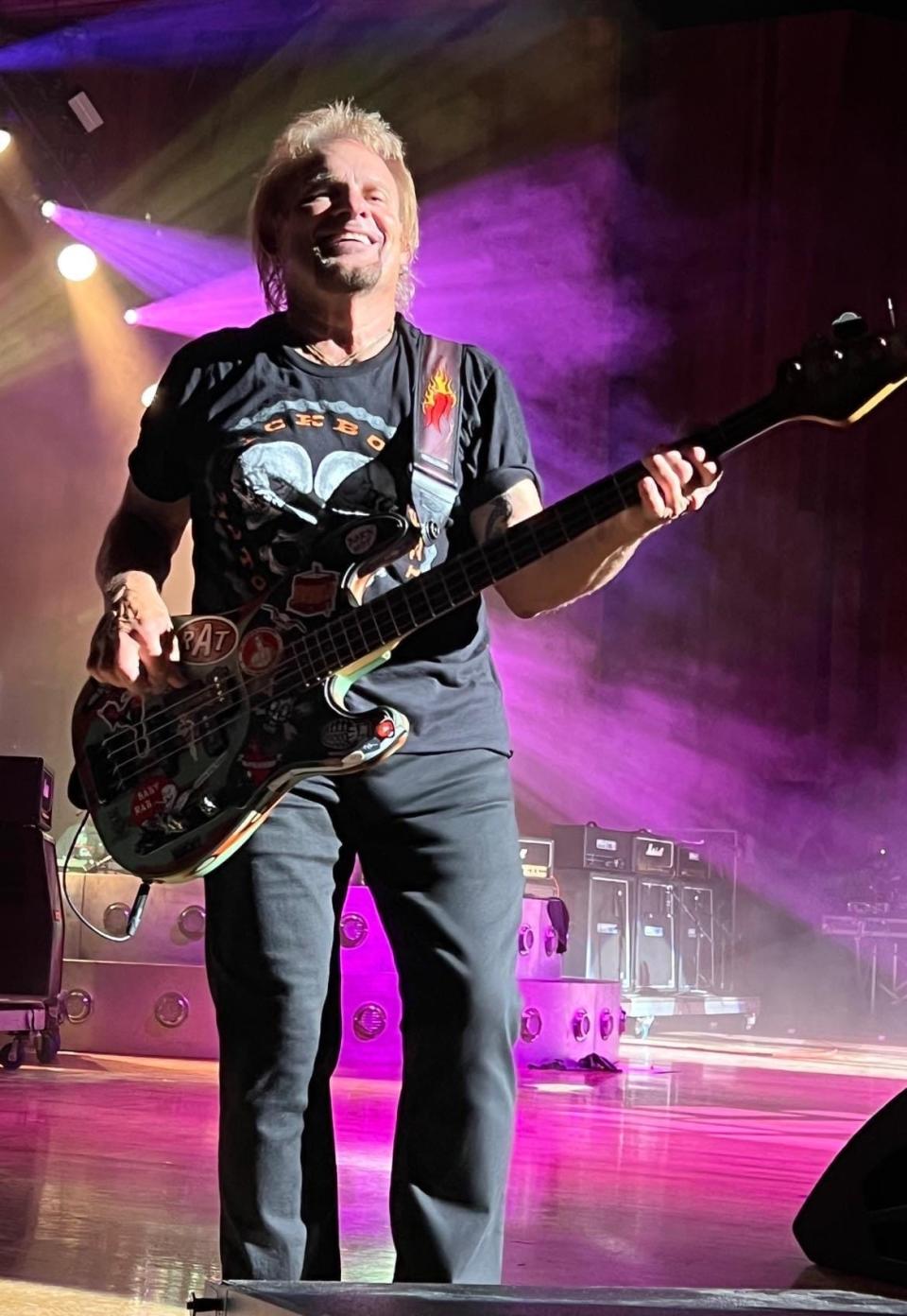 Michael Anthony, former bassist for Van Halen, performs with Sammy Hagar earlier this summer at The Circle's concert at Blossom Music Center.