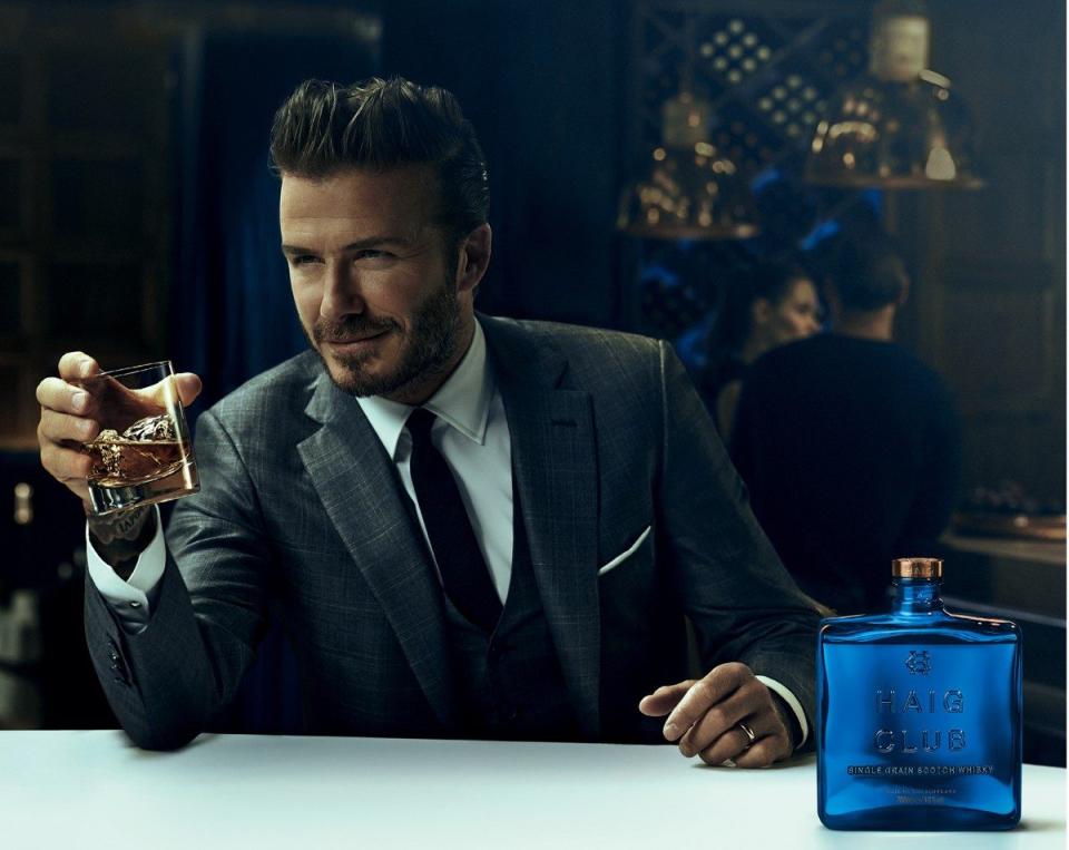 David Beckham was a high-profile ambassador for Haig Club whisky between 2013 and 2023