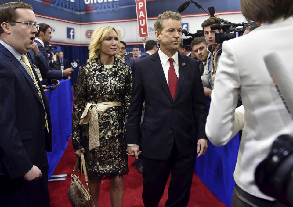 Rand Paul and his wife, Kelley 