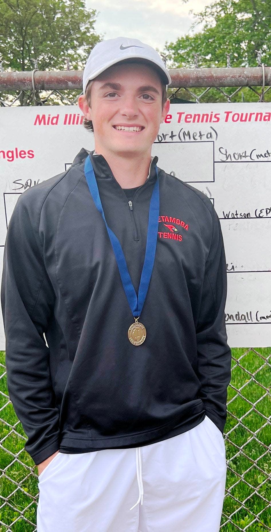 Metamora senior Bryton Short is Journal Star 2023 boys tennis Player of the Year.