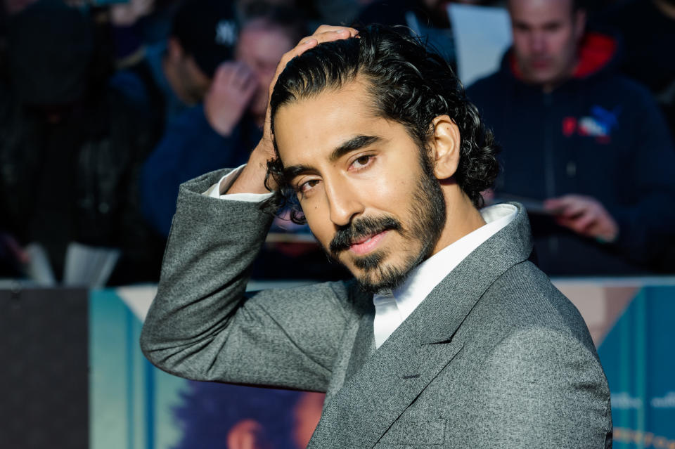 Dev Patel attends the European film premiere of 'The Personal History of David Copperfield' at Odeon Luxe Leicester Square during the 63rd BFI London Film Festival Opening Night Gala on 02 October, 2019 in London, England. (Photo by WIktor Szymanowicz/NurPhoto via Getty Images)