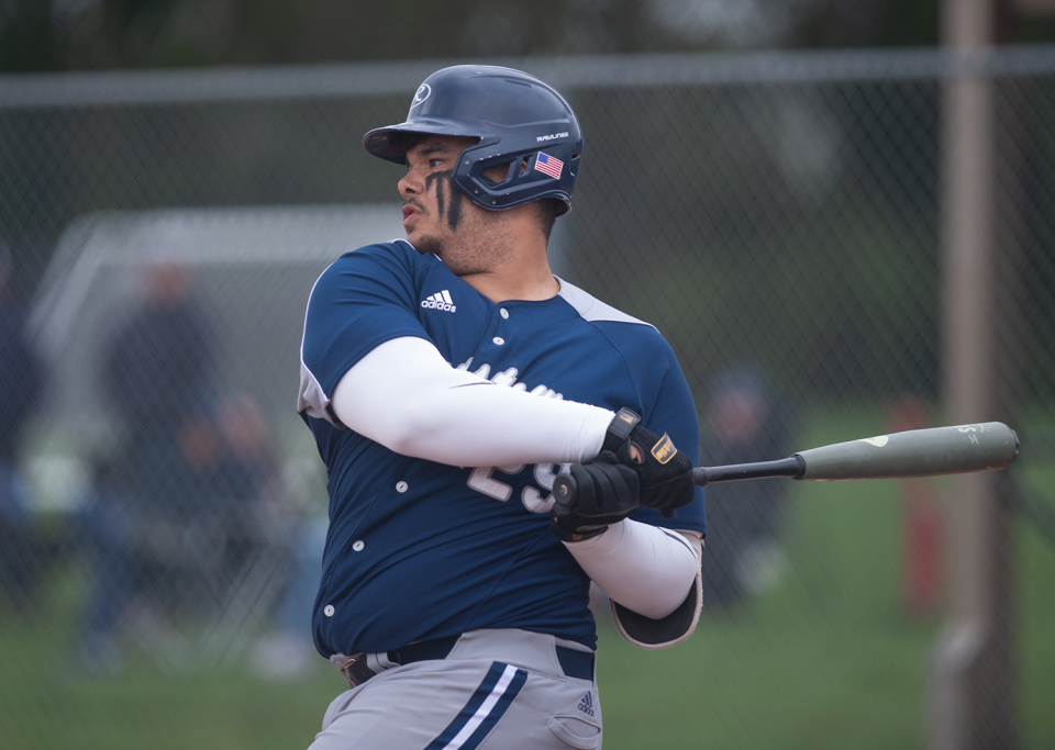 Rootstown third baseman Tony Karp takes a swing last year against Mogadore.