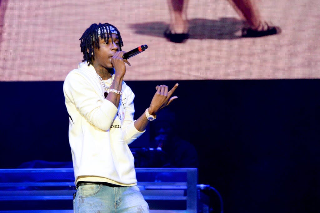 NEWARK, NEW JERSEY – OCTOBER 26: Polo G performs onstage during the Power 105.1’s Powerhouse 2019 presented by AT&T at Prudential Center on October 26, 2019 in Newark, New Jersey. (Photo by Brad Barket/Getty Images for 105.1)