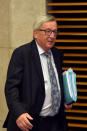 European Commission President Jean-Claude Juncker arrives for a meeting of the College of Commissioners at the European Commission in Brussels, Belgium July 26, 2017. REUTERS/Eric Vidal