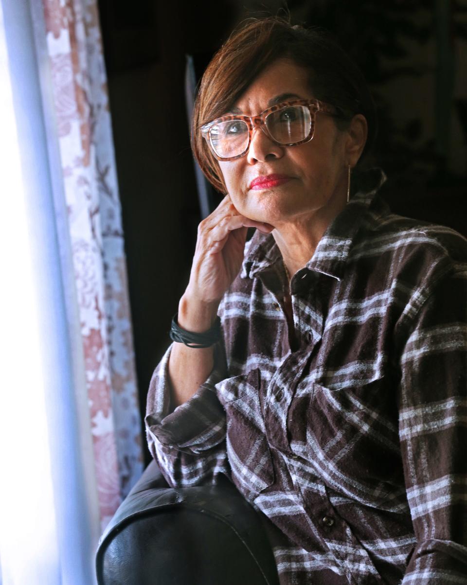 Brenda Wesley, a member of the Milwaukee County Mental Health Board and former city outreach coordinator for the National Alliance on Mental Illness, in her Milwaukee home.