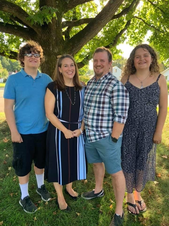 The McLarens, left to right, Murphy, Melissa, Mikael and Conner. Twins Murphy and Conner are 16.